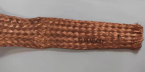 銅編織帶激光打標(biāo)機(jī)---威斯邁激光